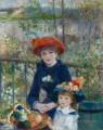 Deux soeurs sur la terrasse Renoir
